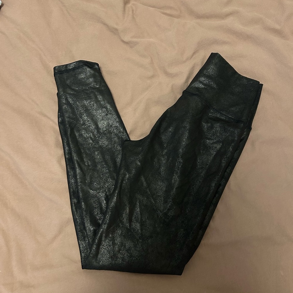 Aerie Glossy Black Leggings